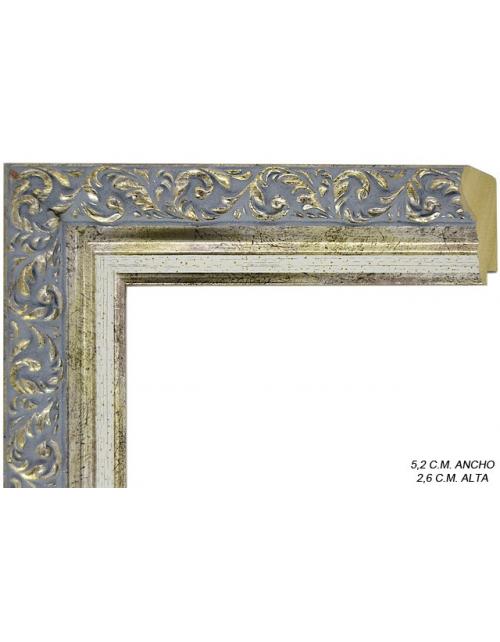 Marco a medida de color plata