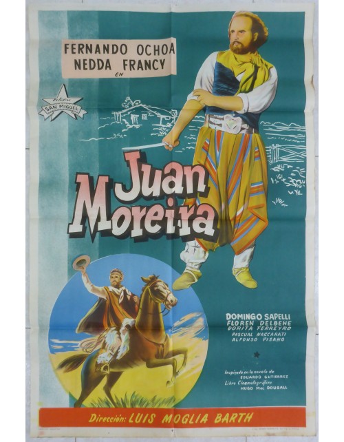 Cartel de cine original de -Juan Moreira-