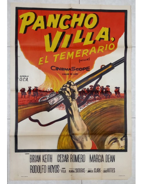 Cartel de cine original Pancho Villa