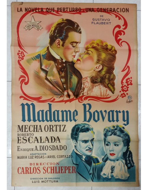 Cartel de cine original Madame Bovary
