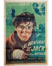 Cartel de cine original. Las aventuras de jack
