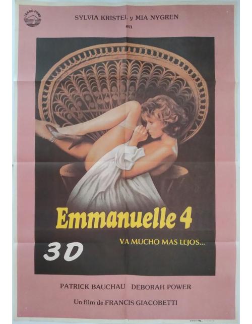 Cartel de Cine Original "Emmanuelle 4" (1984) - Sylvia Kristel