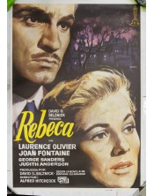 Cartel de cine original de la Película . Rebeca