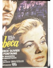 Cartel de cine original de la Película . Rebeca