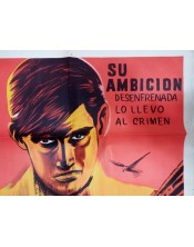 Cartel de cine- La amenaza Implacable-
