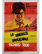 Cartel de cine- La amenaza Implacable-