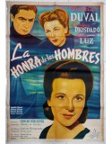 Cartel de cine- La Honra de los Hombres-