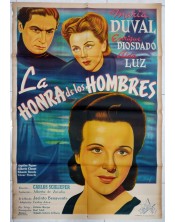 Cartel de cine- La Honra de los Hombres-