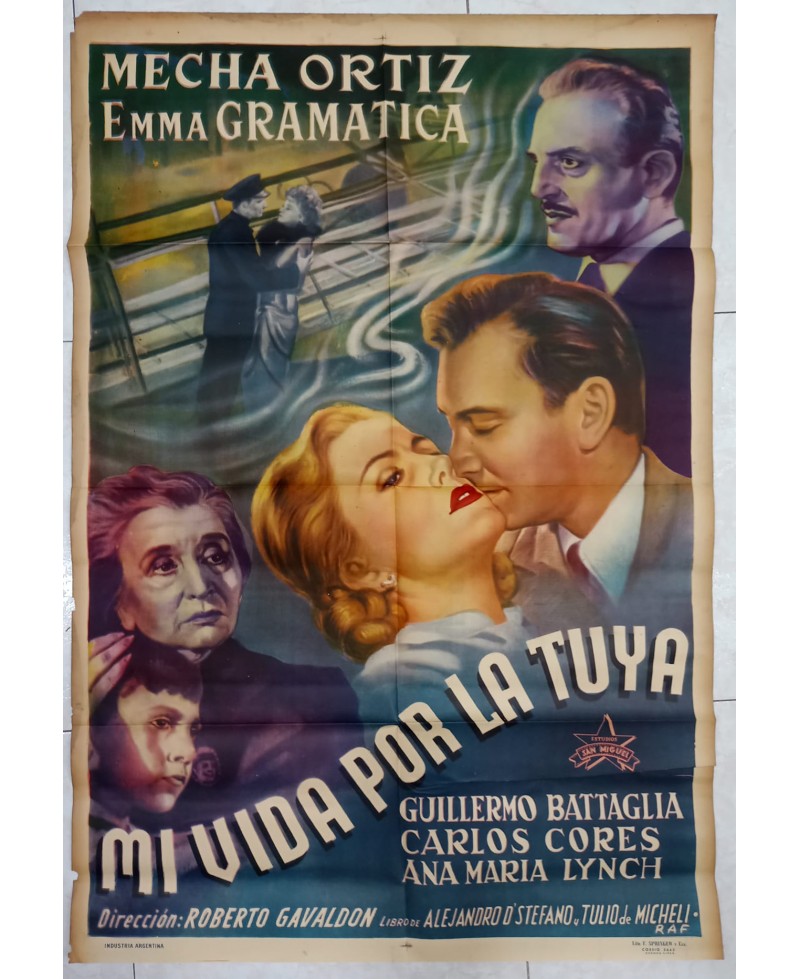 Cartel de cine de la película- Mi vida por la tuya-