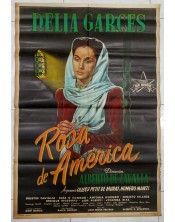 Cártel de cine- Rosa De América.