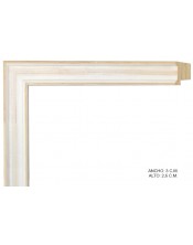 Marco a medida de color crema--