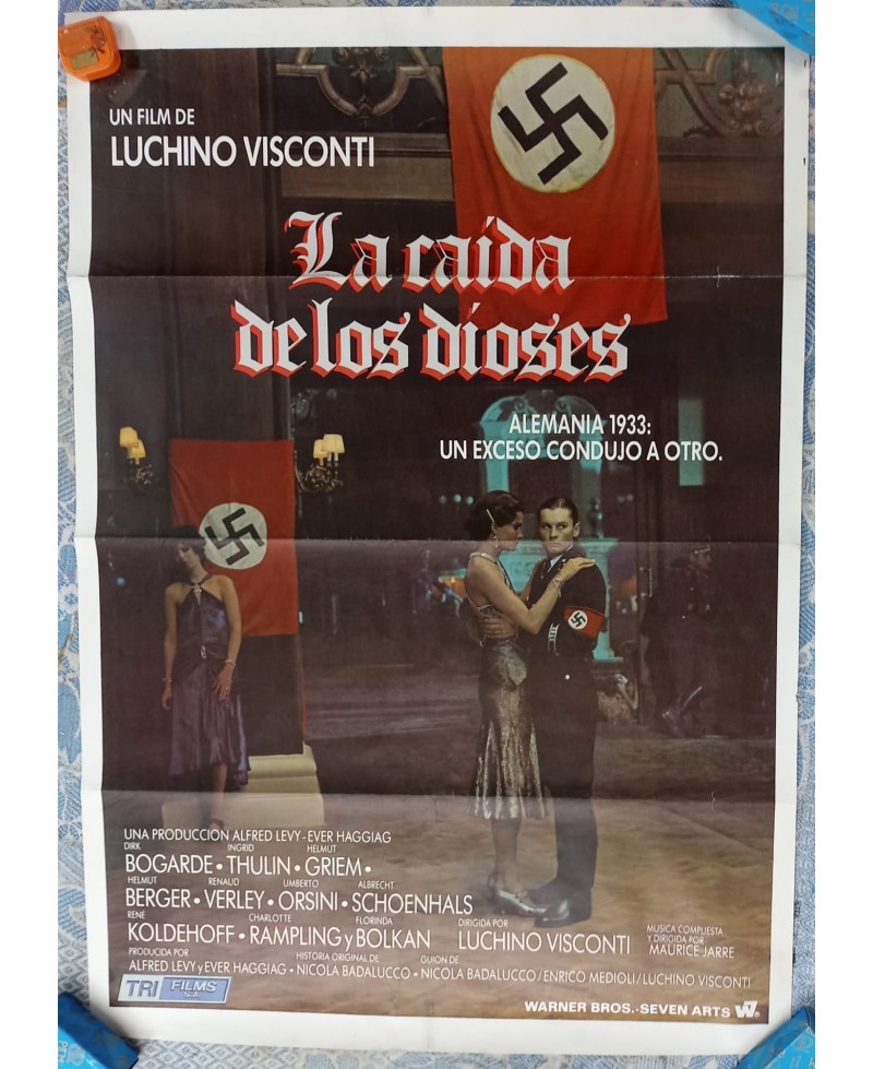 Cartel de cine. La Caída de los Dioses