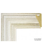 Moldura de color crema