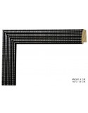 Moldura negra y `plata