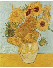 Girasoles amarillos de Van Gogh,