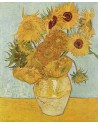 Girasoles amarillos de Van Gogh,