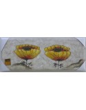 Cuadro pintado al oleo,tema flores