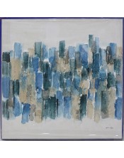 Cuadro abstracto azul