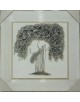 Cuadro arbol en plata