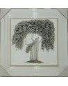 Cuadro arbol en plata