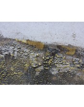 Cuadro abstracto ocre