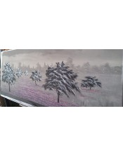 Cuadro arboles en morado
