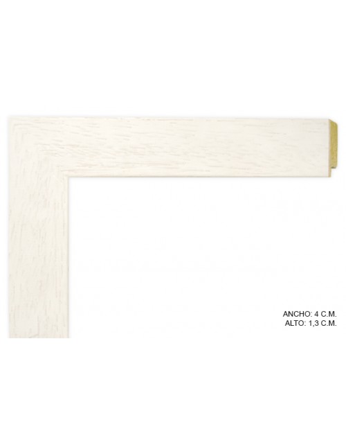 Marco a medida blanco liso