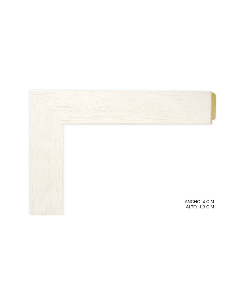 Marco a medida blanco liso
