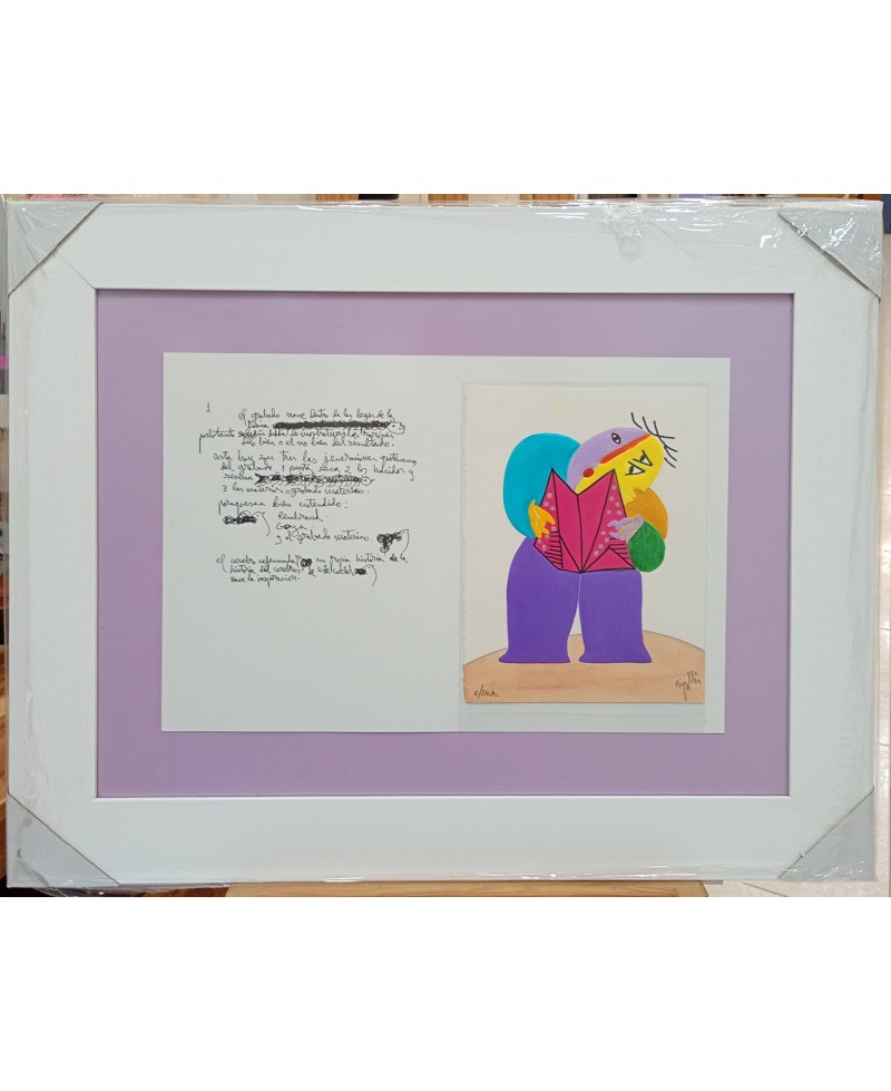 Hombre leyendo el periodico