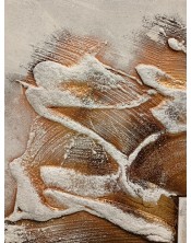 cuadro abstracto ocre claro