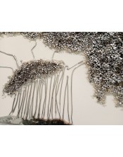 Cuadro Árbol de la Vida Plateado: Conexión y Brillo Eterno