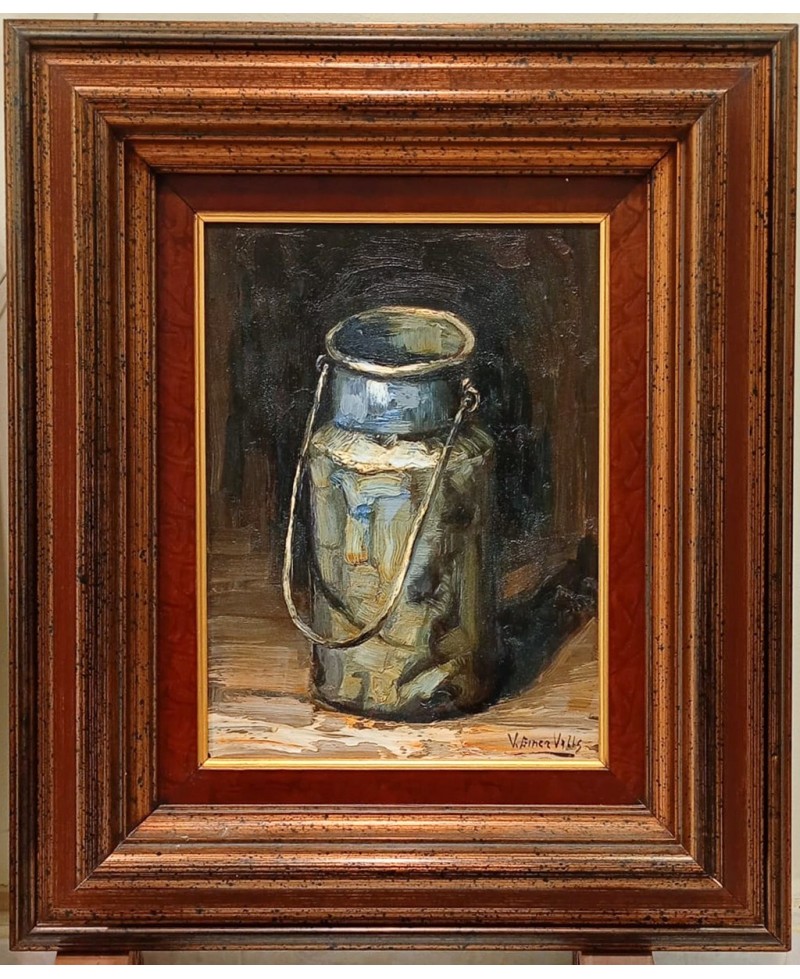 Oleo Bodegón de Vicente Giner