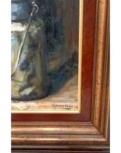 Oleo Bodegón de Vicente Giner