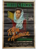 Cartel Original de Cine "Rosa de América" (1946) - Época Dorada Argentina