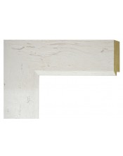 Marco a Medida | Moldura Madera Blanca Rústica (7 cm)
