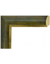Moldura verde lisa
