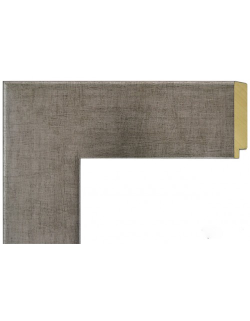 Moldura plata oscura