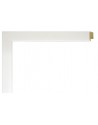 Moldura blanca lisa