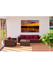 Explosión Naranja: Atardecer en el Humedal