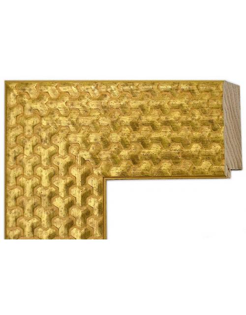 Moldura plata grbada