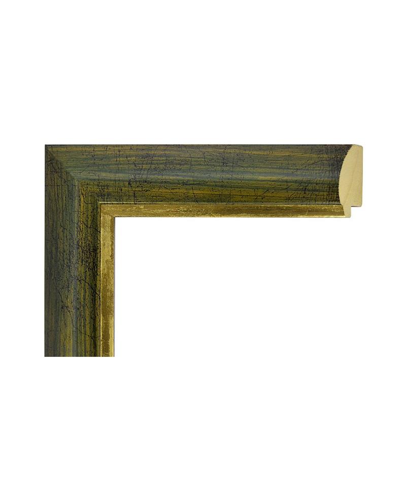Moldura verde lisa