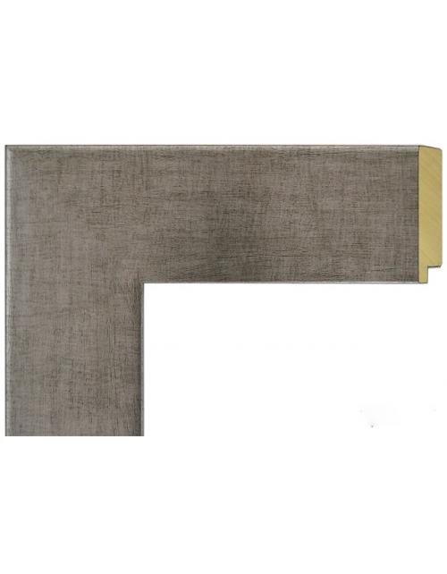 Moldura plata oscura