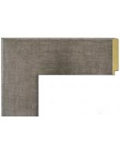 Moldura plata oscura