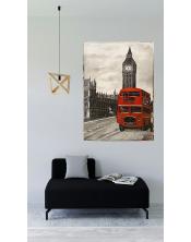 Cuadro Pintado a Mano | Pintura Figurativa Londres en Acrílico