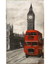 Cuadro Pintado a Mano | Pintura Figurativa Londres en Acrílico