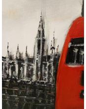 Cuadro Pintado a Mano | Pintura Figurativa Londres en Acrílico