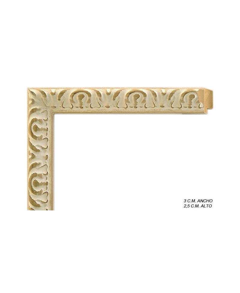 Marco a medida color crema barroco