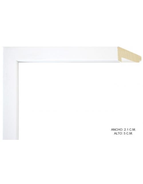 Marco onda de color blanco