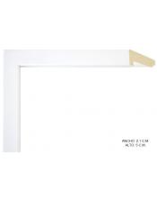 Marco onda de color blanco