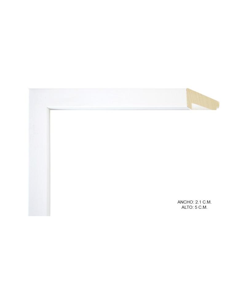 Marco onda de color blanco